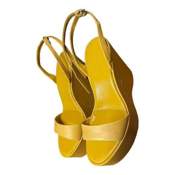 Tony Bianco Vesna Sandals Leather Wedge Ankle Strap Statement Evening Sz 5 - Picture 9 of 14